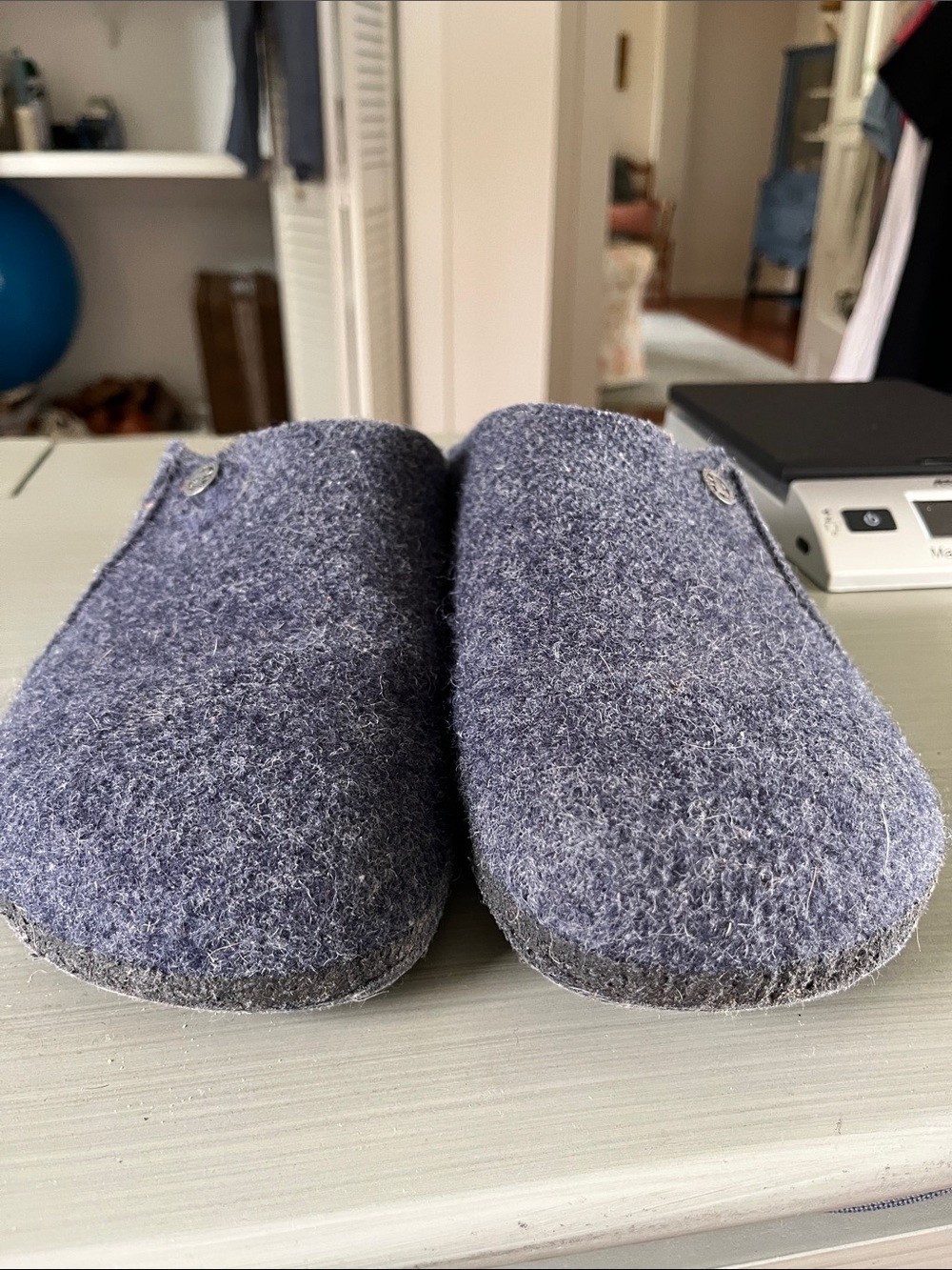 Birkenstock ZIRMAT Sz 42 US 9-91/2 Blue Slippers Granola - Picture 7 of 8